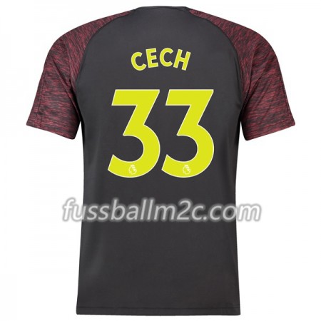 Fußballtrikots Arsenal Cech 33 Torwart Heim Trikotsatz 2018-2019